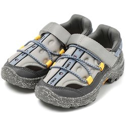IFME+K vibramソール サマー キッズ ハイキングシューズ グレー 18cm 205350