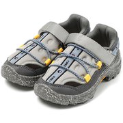 IFME+K vibramソール サマー キッズ ハイキングシューズ グレー 19cm 205350