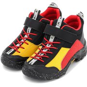 IFME+J vibramソール ミドルカットブーツ キッズ ハイキングシューズ ブラック 21cm 205353