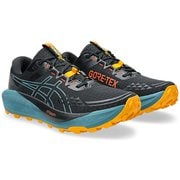 GEL-Trabuco 13 GTX メンズ トレイルランニングシューズ BLACK/ATLANTIS BLUE(001) 25cm 1011B978