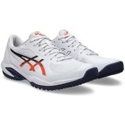 ソリューションスイフト エフエフ2 オムニクレー メンズ テニスシューズ WHITE/NOVA ORANGE(102) 26.5cm 1041A464
