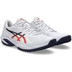 ソリューションスイフト エフエフ2 オムニクレー メンズ テニスシューズ WHITE/NOVA ORANGE（102） 27.5cm 1041A464