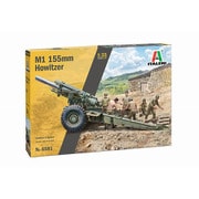 IT6581 1/35 WW.II アメリカ軍 M1 155mm榴弾砲 砲兵フィギュア 6体付属 [組立式プラスチックモデル]
