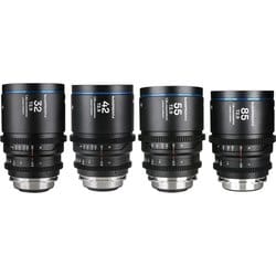 LAO0709 [LAOWA Nanomorph LF 4レンズ（32mm/42mm/55mm/85mm）セット フレアカラー：Blue 受注生産品]