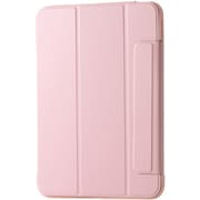 iPad 第10世代 10.9インチ用 ケース ソフトレザー カバー 手帳型 スリープ対応 マグネット フラップ 2アングル スタンド機能 耐衝撃 背面クリア 軽量 薄型 ピンク TB-A24RWVFCPN