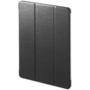 iPad Air 13インチ （M2/2024）用 ソフトレザーケース カバー オートスリープ/ウェイク機能 高級PU素材 耐衝撃 スタンド ブラック PDA-IPAD2107BK