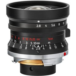 LLL-28M-9E （B） [単焦点レンズ M 28mm f/2.8＋レンズフード ライカMマウント ブラックペイント]