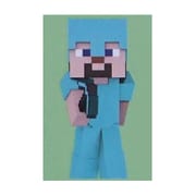 Minecraft（マインクラフト） メタルフィグ W3 ダイヤモンド装備のスティーブ [塗装済完成品フィギュア]