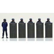 機動警察パトレイバー×figreal 1/60スケール 機動隊員 6体セット [塗装済完成品フィギュア]