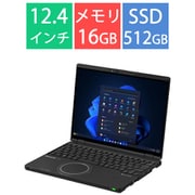 ノートパソコン/Let’s note（レッツノート） QR4シリーズ/12.4型/Core i7-1360P/メモリ 16GB/SSD 512GB/Windows 11 Pro/Microsoft 365 Basic ＋ Office Home & Business 2024/ブラック CF-QR4HDNCR
