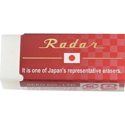 Radar消しゴム Shrine レッド EP-RJ-120-SR