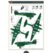 CPUD48004 1/48 DH.88 コメット G-ACSR 「マックロバートソン・エアレース」 デカール （ミクロミル用） [プラモデル用品]