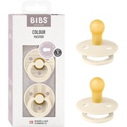 おしゃぶり カラー 2個セット サイズ1(0~6か月) PB Ivory/Vanilla BIBS11015104