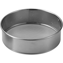 ステンレス粉ふるい 丸型 15cm