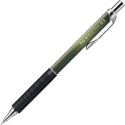限定 オレンズ メタルグリップ 0.5mm オリーブグリーン軸 XPP1505G2-L3