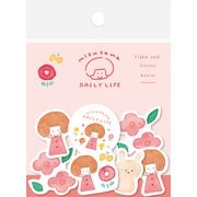 限定 和紙フレークシール かわいいお花 DAILY LIFE QSA277