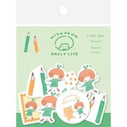 限定 和紙フレークシール たのしいお絵描き DAILY LIFE QSA278