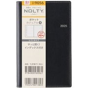 2025年4月始まり ウィークリー手帳 NOLTY(ノルティ) ポケットカジュアル4(ブラック) 2025-9056
