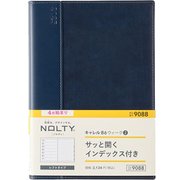 2025年4月始まり ウィークリー手帳 NOLTY（ノルティ） キャレルB6ウィーク2（ネイビー） 2025-9088