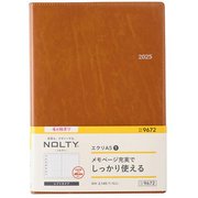 2025年4月始まり ウィークリー手帳 NOLTY（ノルティ） エクリA5-1（キャメル） 2025-9672
