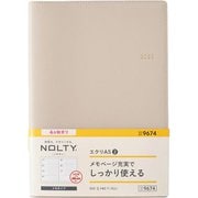 2025年4月始まり ウィークリー手帳 NOLTY(ノルティ) エクリA5-2(ベージュ) 2025-9674