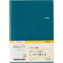 2025年4月始まり ウィークリー手帳 NOLTY（ノルティ） エクリA5-3（ディープブルー） 2025-9676