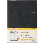 2025年4月始まり ウィークリー手帳 NOLTY（ノルティ） アクセスA5-1（ブラック） 2025-9681