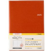 2025年4月始まり ウィークリー手帳 NOLTY（ノルティ） アクセスA5-1（オレンジ） 2025-9682