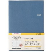 2025年4月始まり ウィークリー手帳 NOLTY（ノルティ） アクセスA5-2（ブルー） 2025-9685