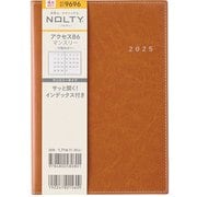 2025年4月始まり 手帳 NOLTY(ノルティ) アクセスB6マンスリー月曜始まり(キャメル) 2025-9696