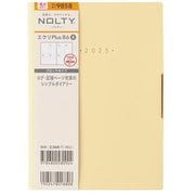 2025年4月始まり ウィークリー手帳 NOLTY(ノルティ) エクリPlusB6-8(パウダーイエロー) 2025-9858