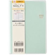 2025年4月始まり 手帳 NOLTY（ノルティ） マンスリーB6-i日曜（グリーン） 2025-9911