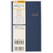 2025年4月始まり 手帳 NOLTY(ノルティ) アクセスマンスリーグランデ日曜始まり(ネイビー) 2025-9920