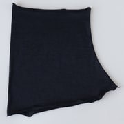 シルク95% 冷感シルクのネックカバー 鉄黒 6927-05