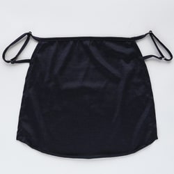 シルク95％ 冷感シルクのフェイスカバー 鉄黒 7553-05