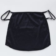 シルク95% 冷感シルクのフェイスカバー 鉄黒 7553-05