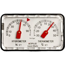 日本製 精密温湿度計 葉巻用 GRS104C