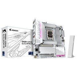 Intel B860チップセット搭載 Micro-ATX マザーボード B860M AORUS ELITE WIFI6E ICE