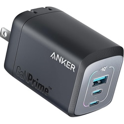 USB急速充電器 Anker Prime Wall Charger USB PD（パワーデリバリー）対応 100W USB-C×2/USB-A×1 GaN採用 A2343113
