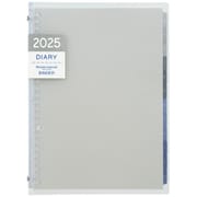 2025年 手帳 B5 4月始まり マンスリー ノートデダイアリー クリア FD434-25-98