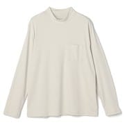 4ALWMNT1 [スーツ屋の仕立てたTシャツ モックネック ライトグレー/M]