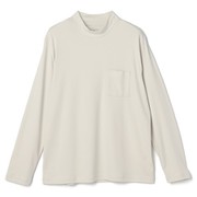 4ALWMNT1 [スーツ屋の仕立てたTシャツ モックネック ライトグレー/LL]