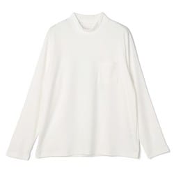 4ALWMNT1 [スーツ屋の仕立てたTシャツ モックネック 白/L]