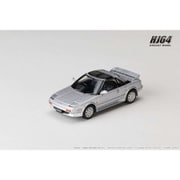 HJ643056AS 1/64 トヨタ MR2 1600G-LIMITED SUPER CHARGER 1988 T BAR ROOF シルバーメタリック/カスタムカラー [ダイキャストミニカー]