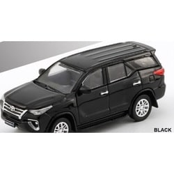 64B0425 1/64 トヨタ フォーチュナー 2018 ブラック RHD [ダイキャストミニカー]