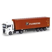HE318228 1/87 MAN TGX GM コンテナ セミトレーラートラック Schmid/Florems [コレクションミニカー]