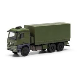 HE747165 1/87 メルセデスベンツ アロクス 6×6 フラットベッド キャンバストラック 無塗装 [コレクションミニカー]