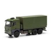 HE747165 1/87 メルセデスベンツ アロクス 6×6 フラットベッド キャンバストラック 無塗装 [コレクションミニカー]