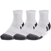 パフォーマンステック クオーター ソックス(3足セット) ユニセックス フィットネス ソックス White/White/Jet Gray(100) LGサイズ(27-29cm) 1379510