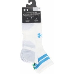 パフォーマンステック ノベルティ クオーター ソックス(3足セット) ユニセックス フィットネス ソックス （WHT/WHT/ETB）104 MDサイズ(25-27cm) 1382943